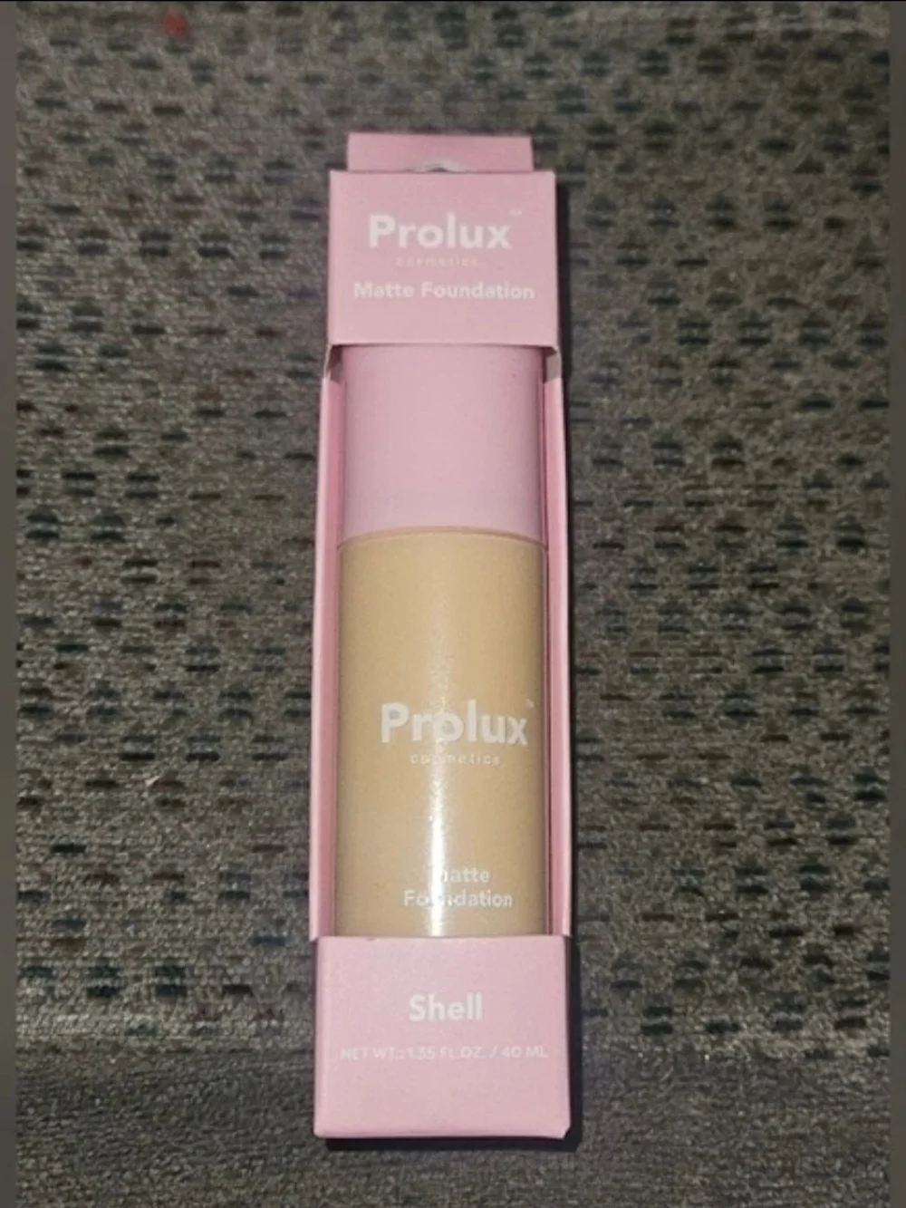 Prolux Cosmetics Matte Foundation In Shell BNIB 1.35fl Oz / 40ml